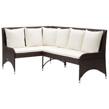 Gartensofa poly-rattan