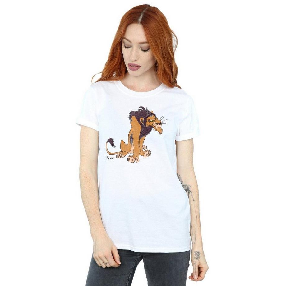 The Lion King T-Shirt Classic Scar Stampa Grafica  