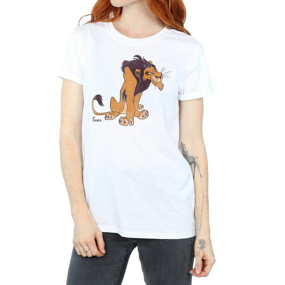The Lion King T-Shirt Classic Scar Stampa Grafica  