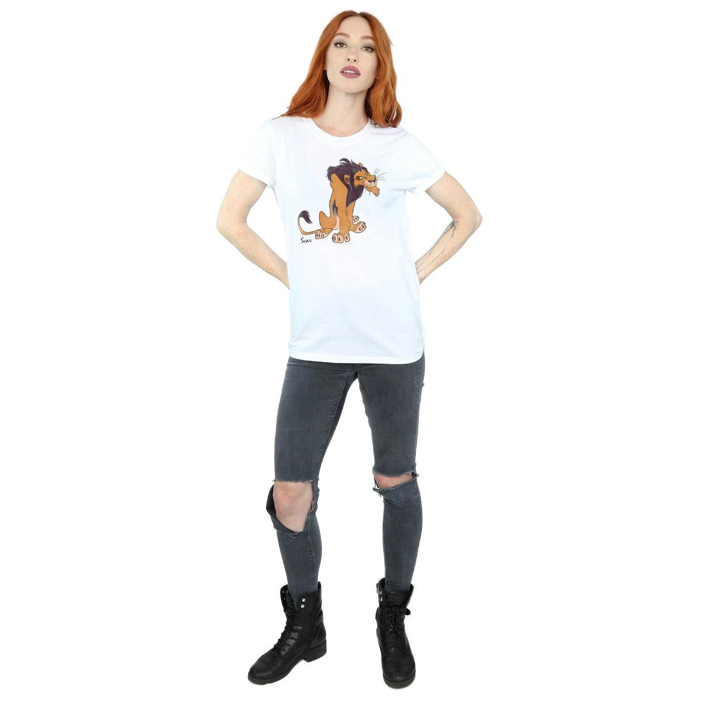 The Lion King T-Shirt Classica Stampa Grafica Scar  