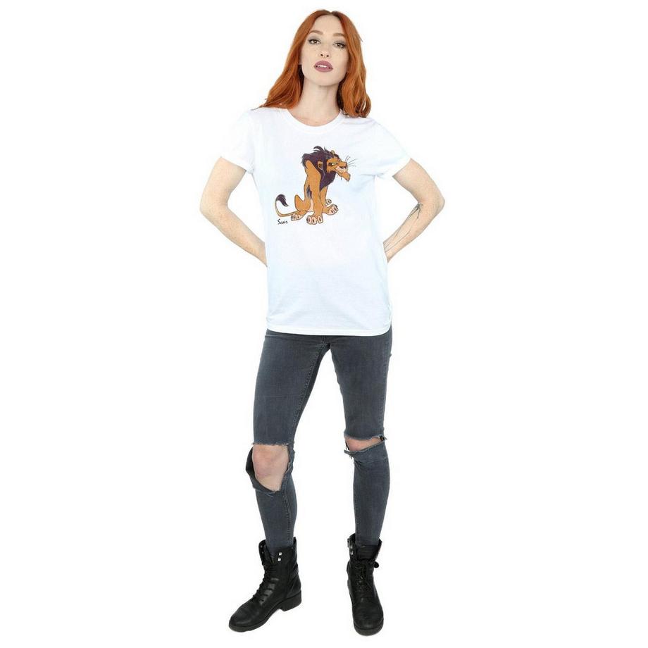 The Lion King T-Shirt Classic Scar Stampa Grafica  