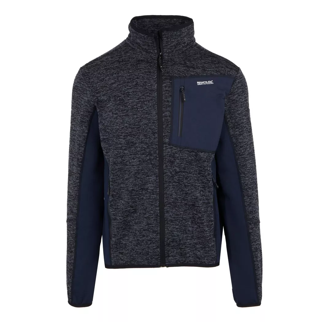 Regatta - Baslinn Fleecejacke Durchgehender Reißverschluss, für Herren, Marine, Größe 3XL