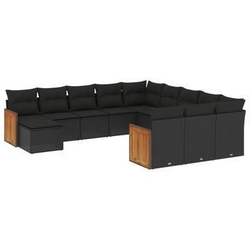 Garten sofagarnitur poly-rattan