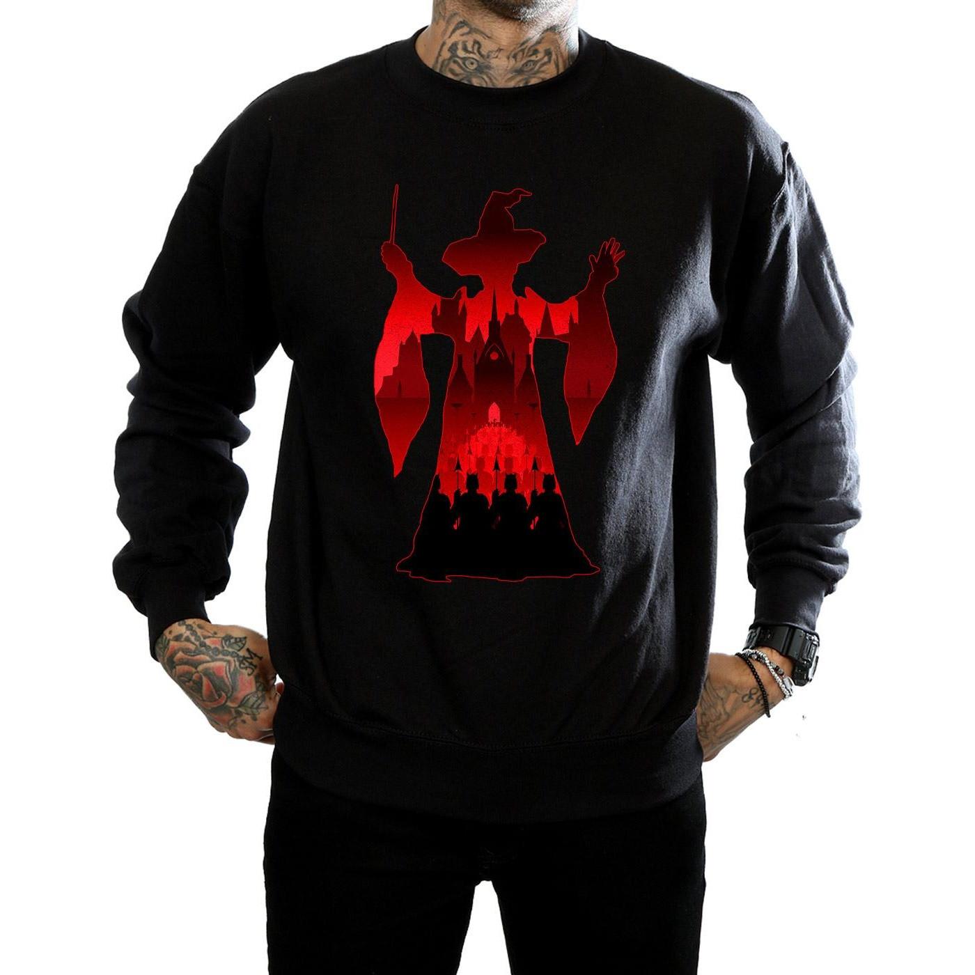 Harry Potter Hogwarts Zauberer Silhouette Sweatshirt  