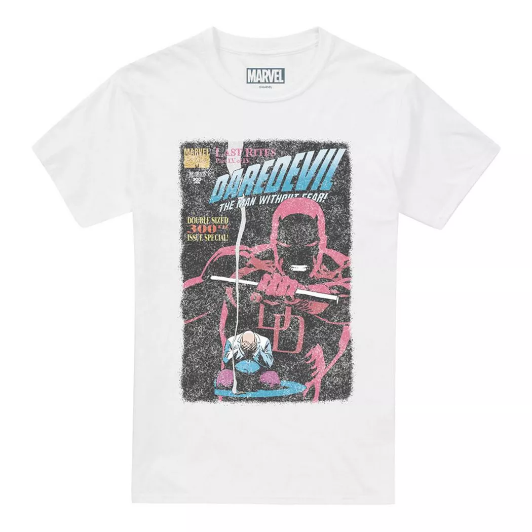 Daredevil - Last Rites TShirt, für Herren, Weiss, Größe M