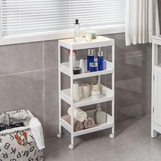 B2X 4-stufiger Mehrzweckwagen rollender Aufbewahrungswagen mit abnehmbarem Tablett  