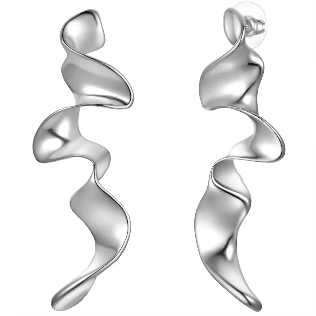 Yokoamii - Ohrhänger, 70mm, Silber
