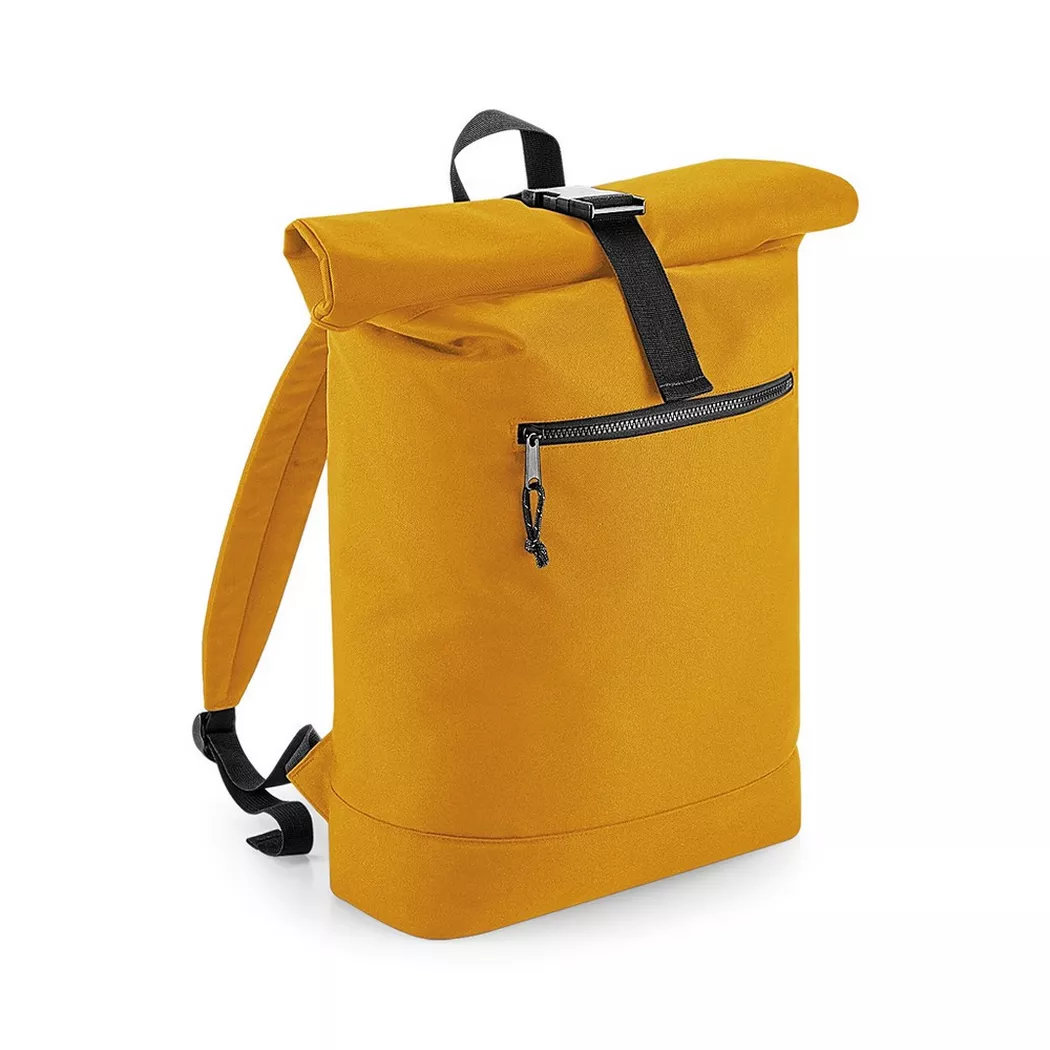 Bagbase - Recycle RollTop Rucksack, für Damen, Senfgelb, Größe Onesize