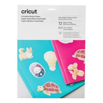 Cricut 2009491 Dekorativer Aufkleber Papier Weiß Entfernbar