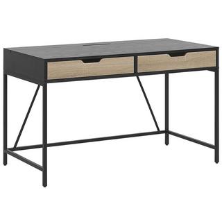 Beliani Table de bureau en Panneau de particules de bois Moderne JENA  