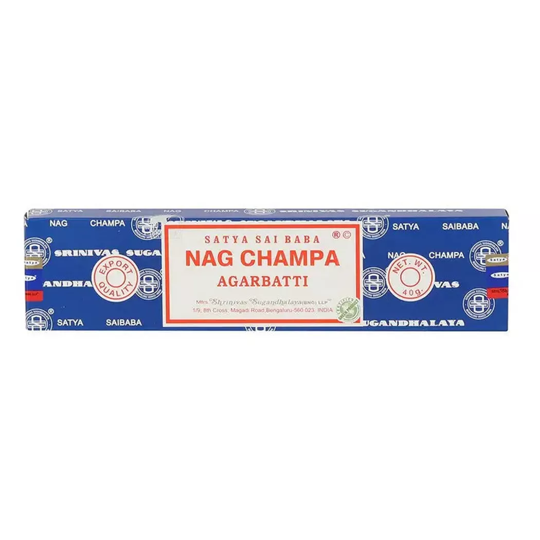 Something Different - Räucherstäbchen Satya Sai Baba Nag Champa Weihrauch 40 g, One Size, Blu