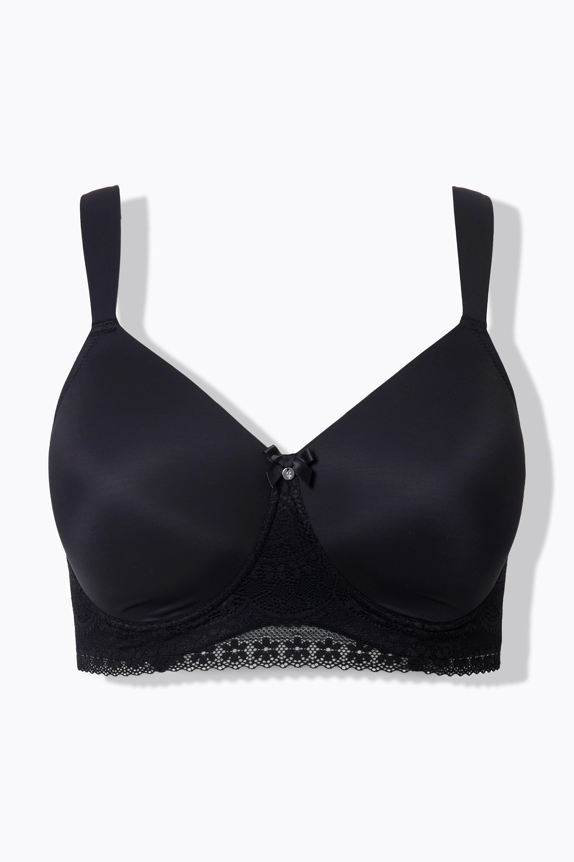 Ulla Popken  Bralette, Spitze, Softschalen, bügellos, Cup C - E 