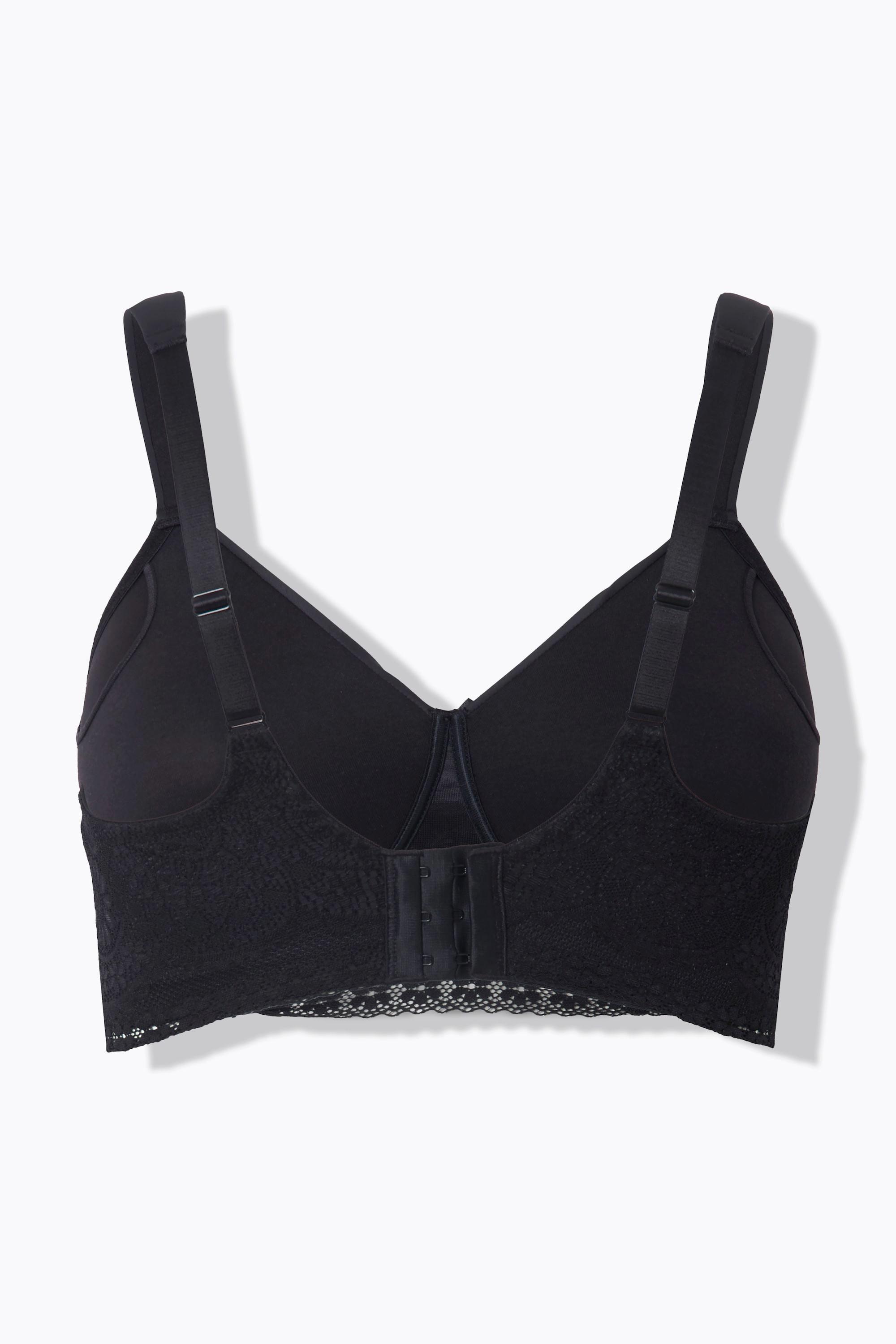 Ulla Popken  Bralette, Spitze, Softschalen, bügellos, Cup C - E 