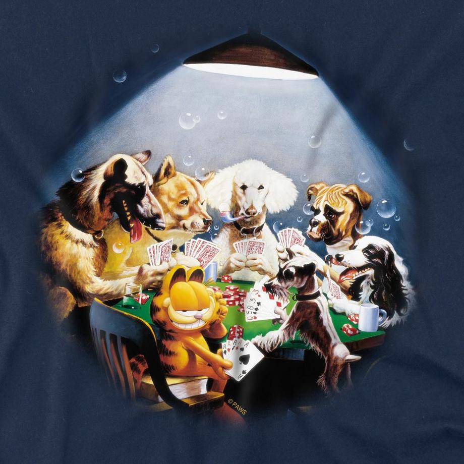 Garfield  T-ShirtPlaying With The Big Dogs 