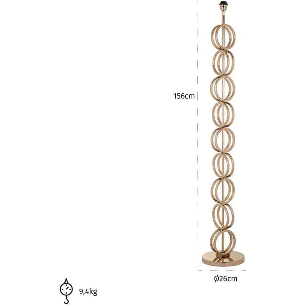 mutoni  Stehlampe Adyson gold 