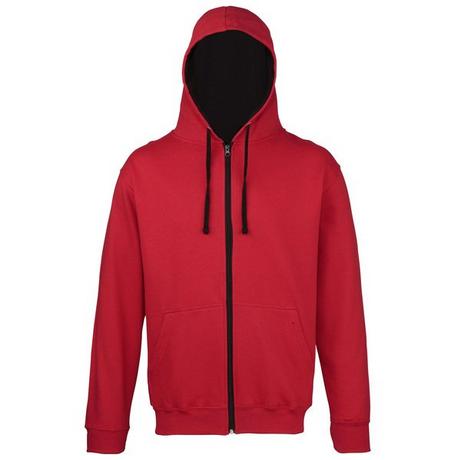 AWDis Sweater Jacke mit Kapuze  