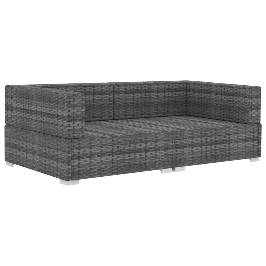 VidaXL Ecksofa poly-rattan  