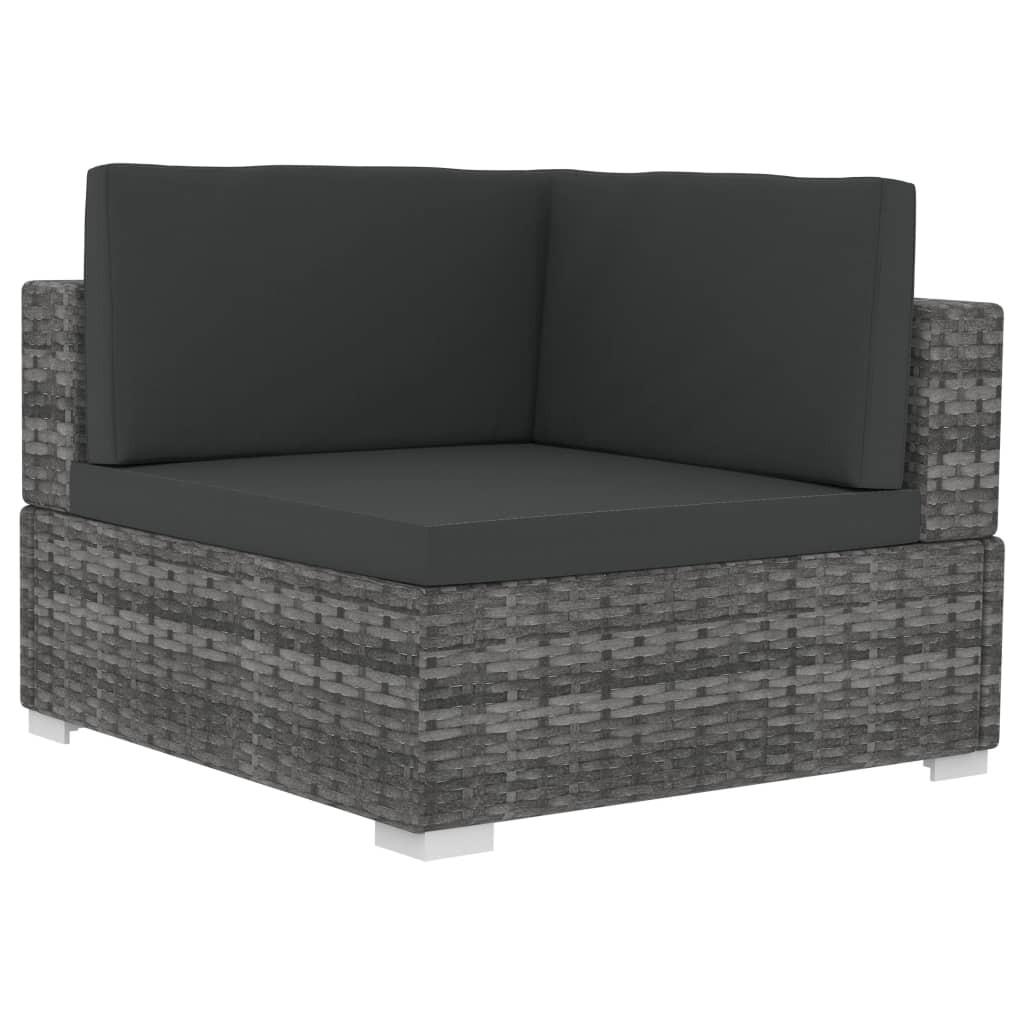 VidaXL Ecksofa poly-rattan  