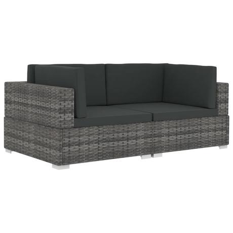 VidaXL Ecksofa poly-rattan  