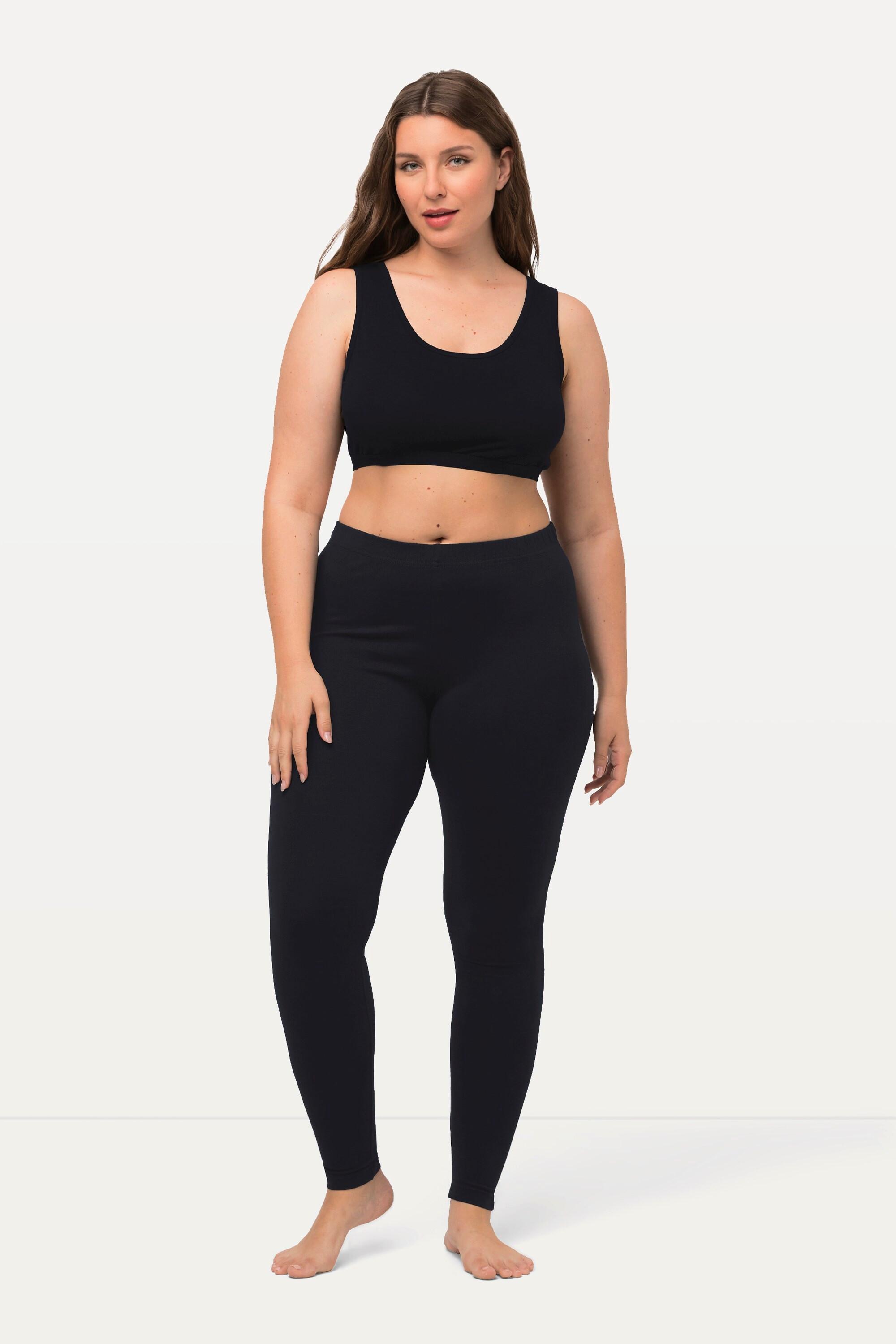 Ulla Popken Slim Baumwoll Leggings Elastikbund  