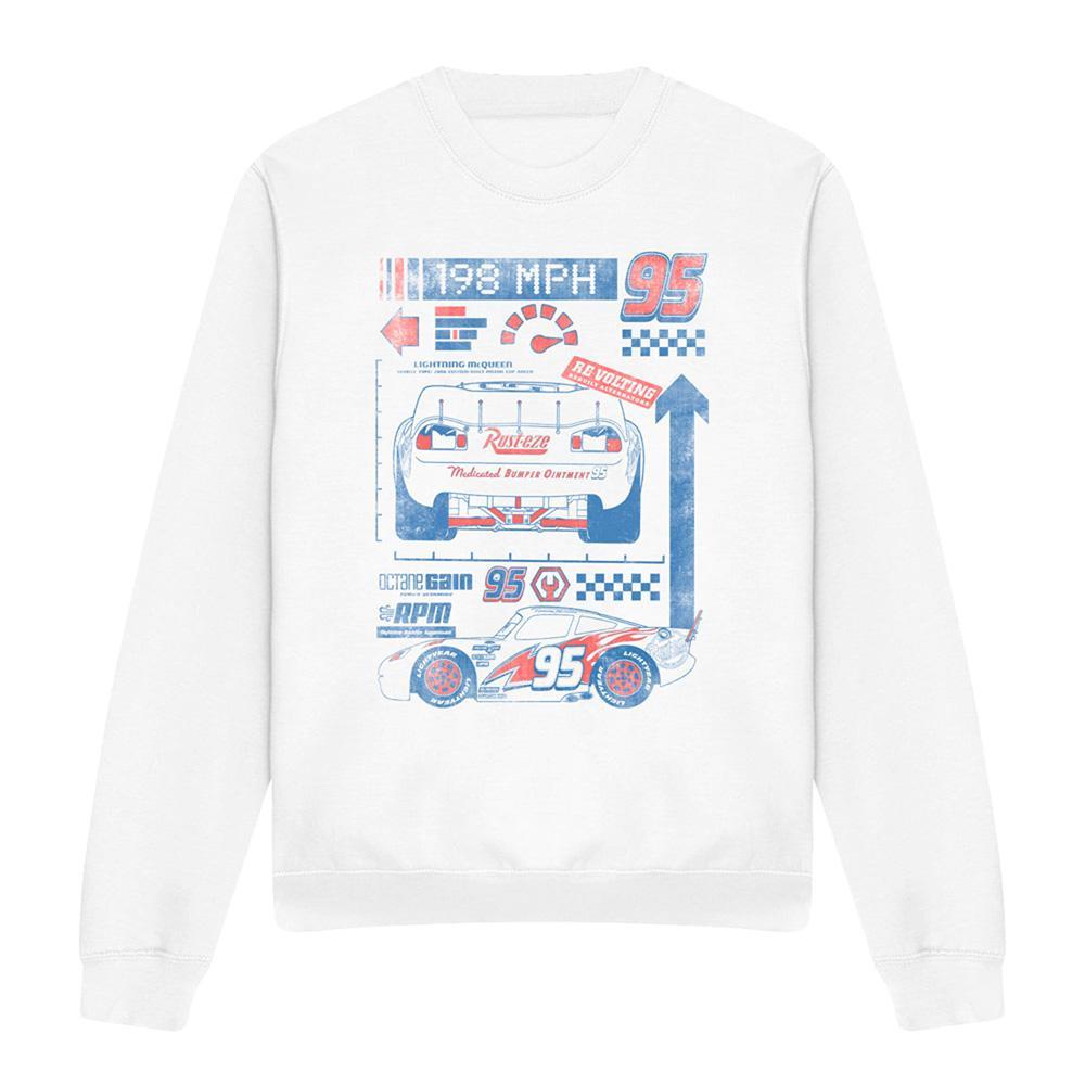 Cars 198 MPH Felpa Stampata  