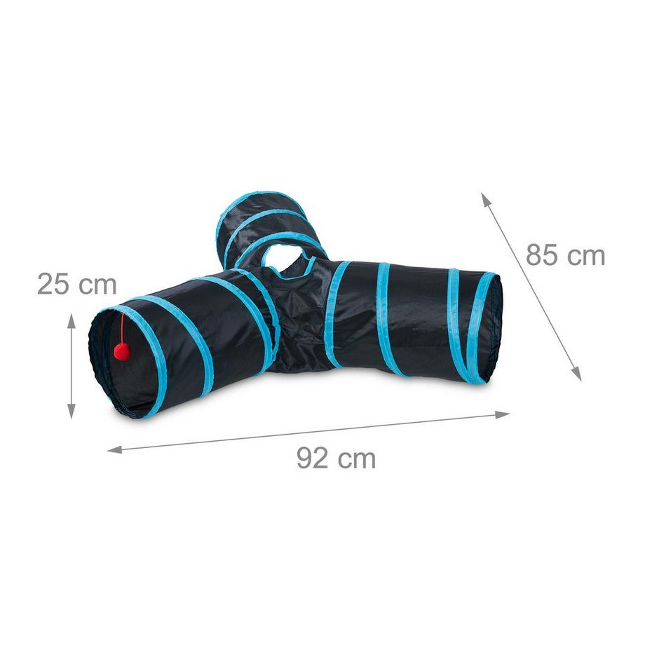 B2X  Tunnel pieghevole per gatti a 3 vie 