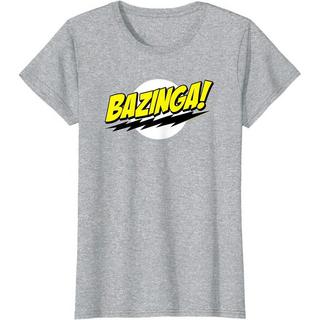 The Big Bang Theory Bazinga Grafikdruck Slim Fit T-Shirt  