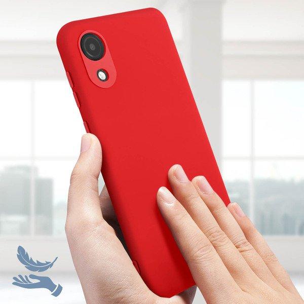 Avizar  Cover Samsung Galaxy A03 Core Rossa 