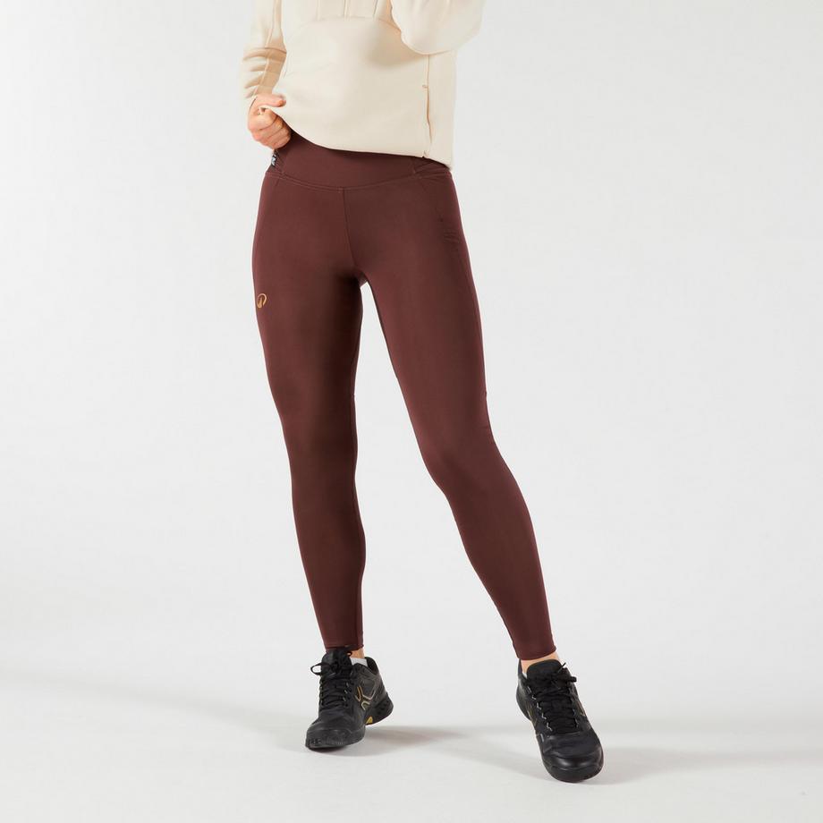 Leggings tennis donna Dry Hip Ball vita bassa poliestere elastan