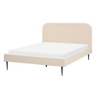 Beliani Letto con rete a doghe en Bouclé Scandinavo FLAYAT  