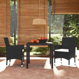 VidaXL Essgruppe poly-rattan  