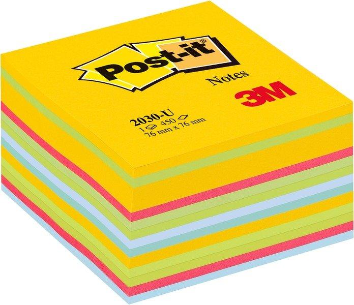 Post-It POST-IT Würfel 76x76mm 2030-U multicolor/450 Blatt  