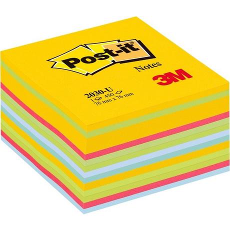 Post it POST-IT Würfel 76x76mm 2030-U multicolor/450 Blatt  