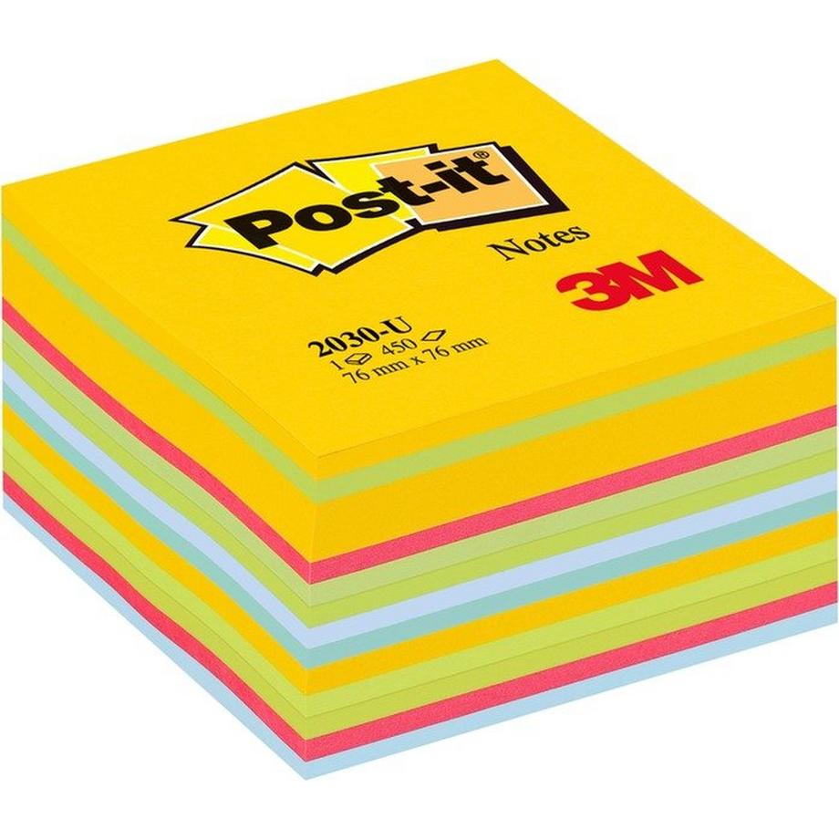 Post it POST-IT Würfel 76x76mm 2030-U multicolor/450 Blatt  