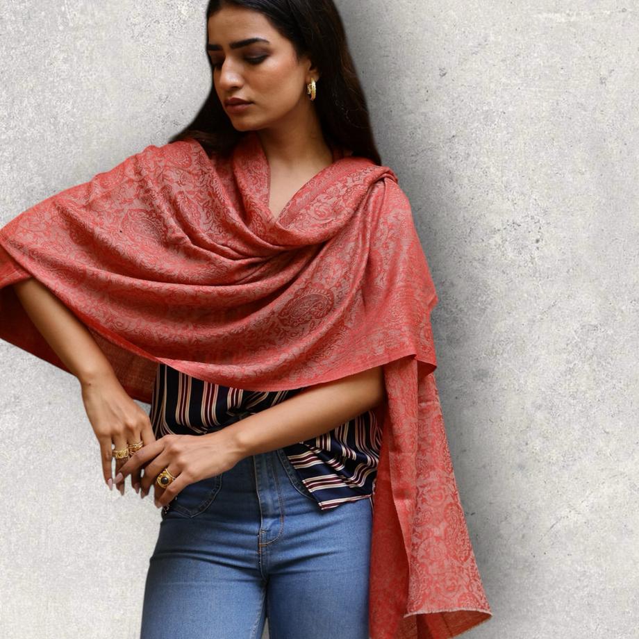 LUCKY & LOVE Safiya Kaschmir Seidenwollschal  