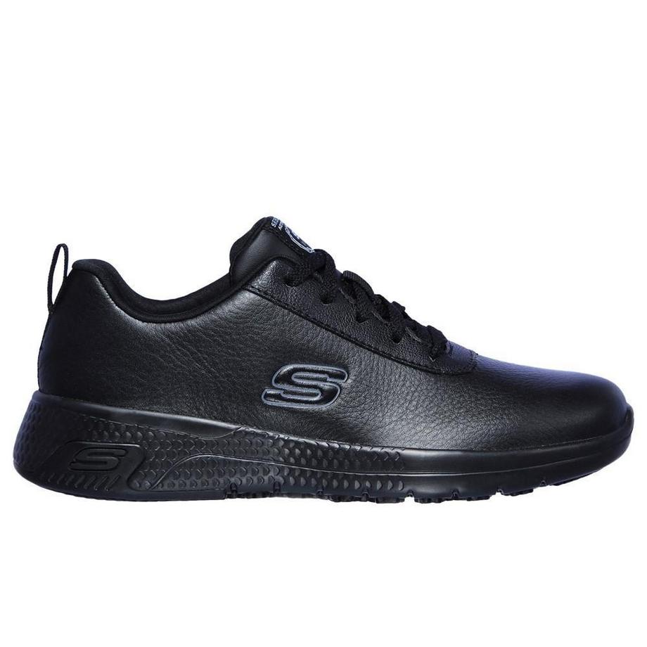 SKECHERS Marsing Gmina Slip Resistant Leder Sneaker  