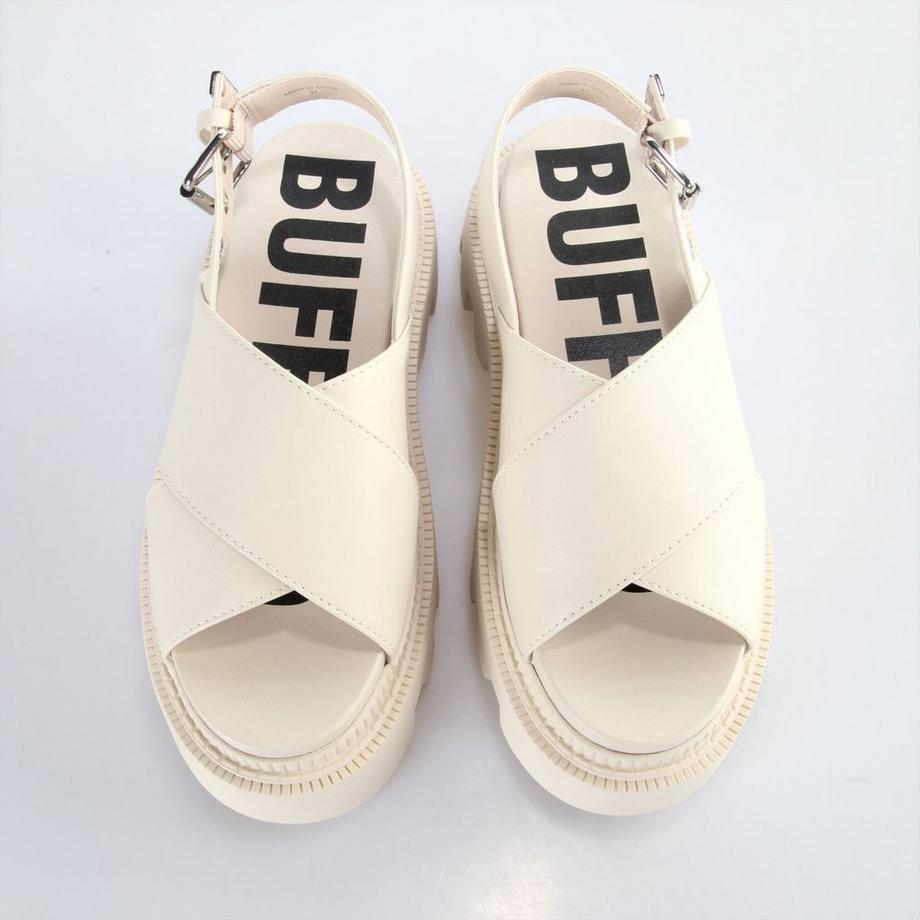 Buffalo  -Sandalen mit Plateau  Flora Cross 
