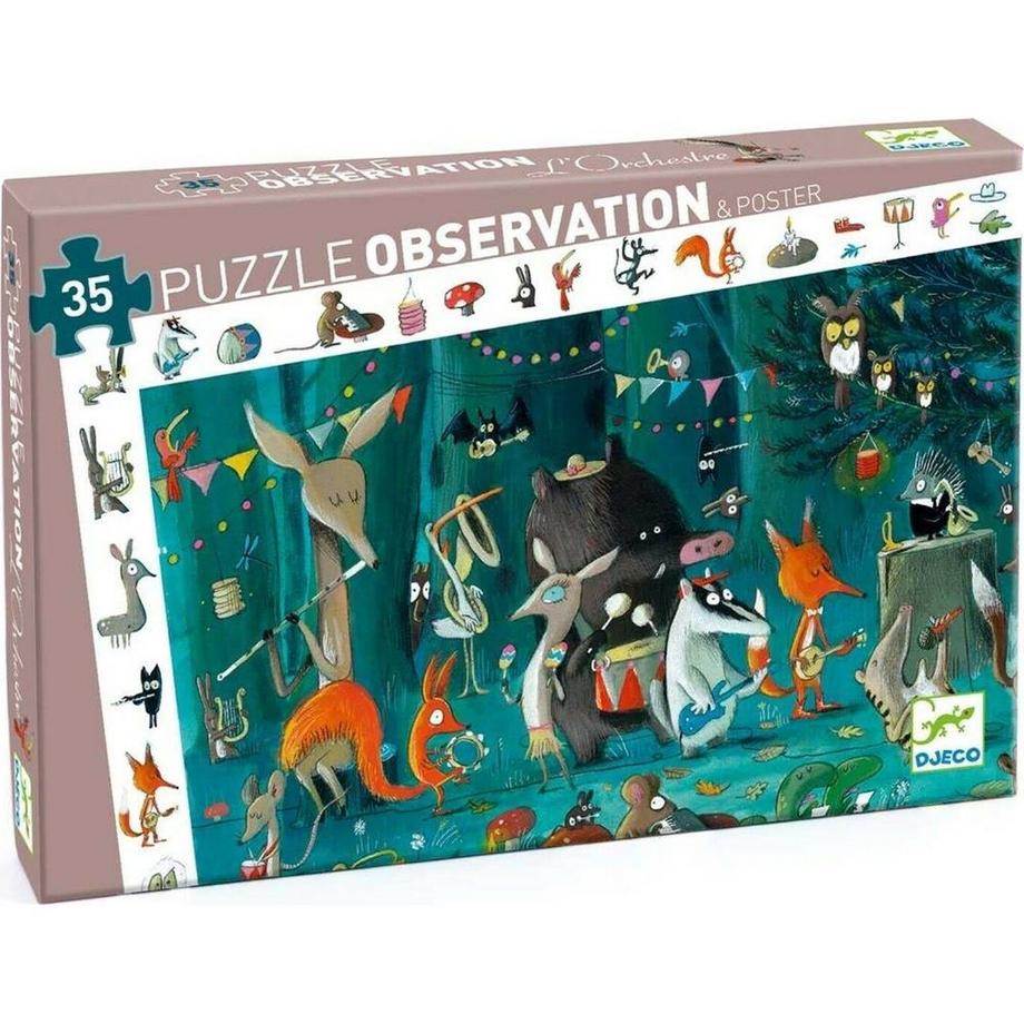Djeco  Puzzle Das Orchester (35Teile) 