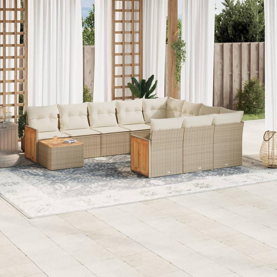 VidaXL Garten sofagarnitur poly-rattan  
