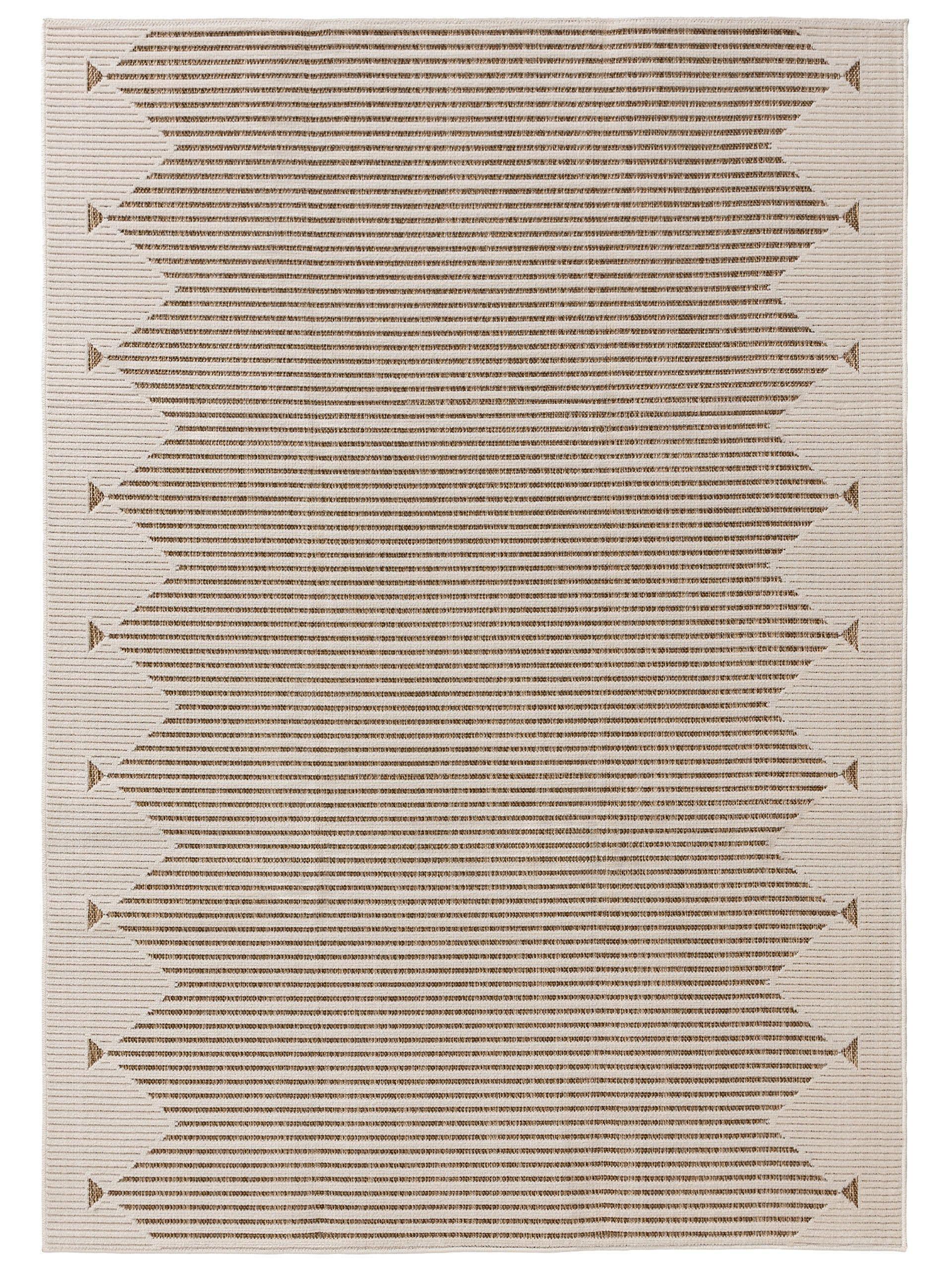 Benuta Tapis d'extérieur & intérieur Kaleo Crème/Beige  