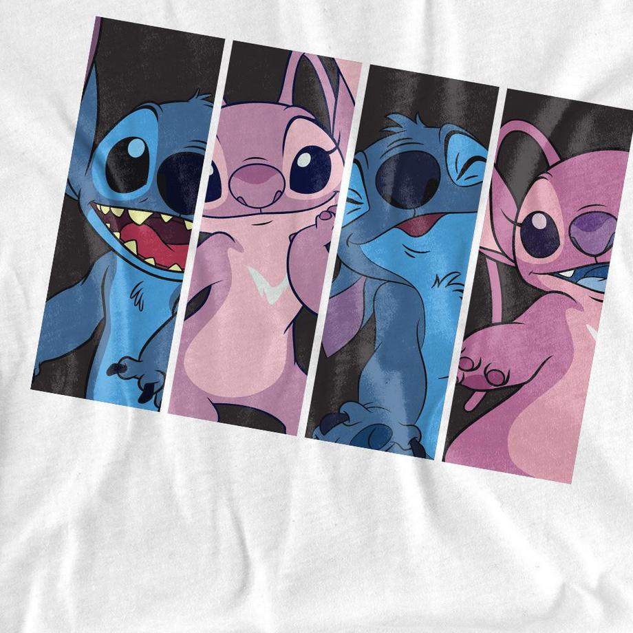 Lilo & Stitch T-Shirt Graphique Stitch et Angel  