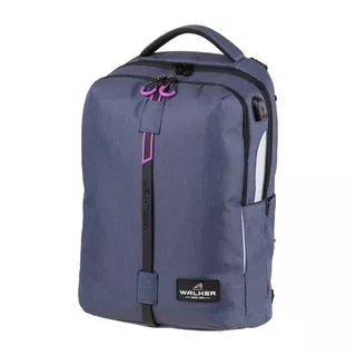 Walker  Elite Rucksack Schulrucksack Blau, Pink Polyester 