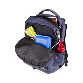 Walker  Elite Rucksack Schulrucksack Blau, Pink Polyester 