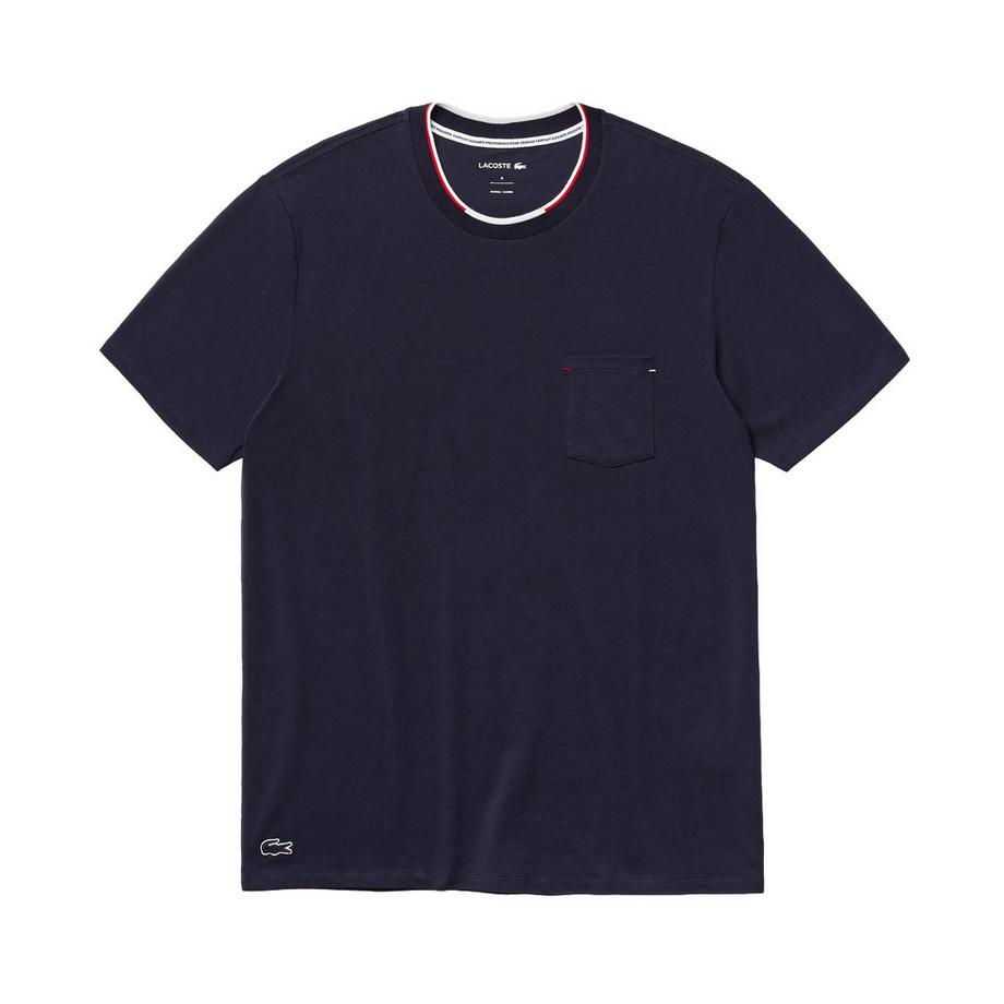 LACOSTE Rundhals Kurzarm Pyjama Oberteil  