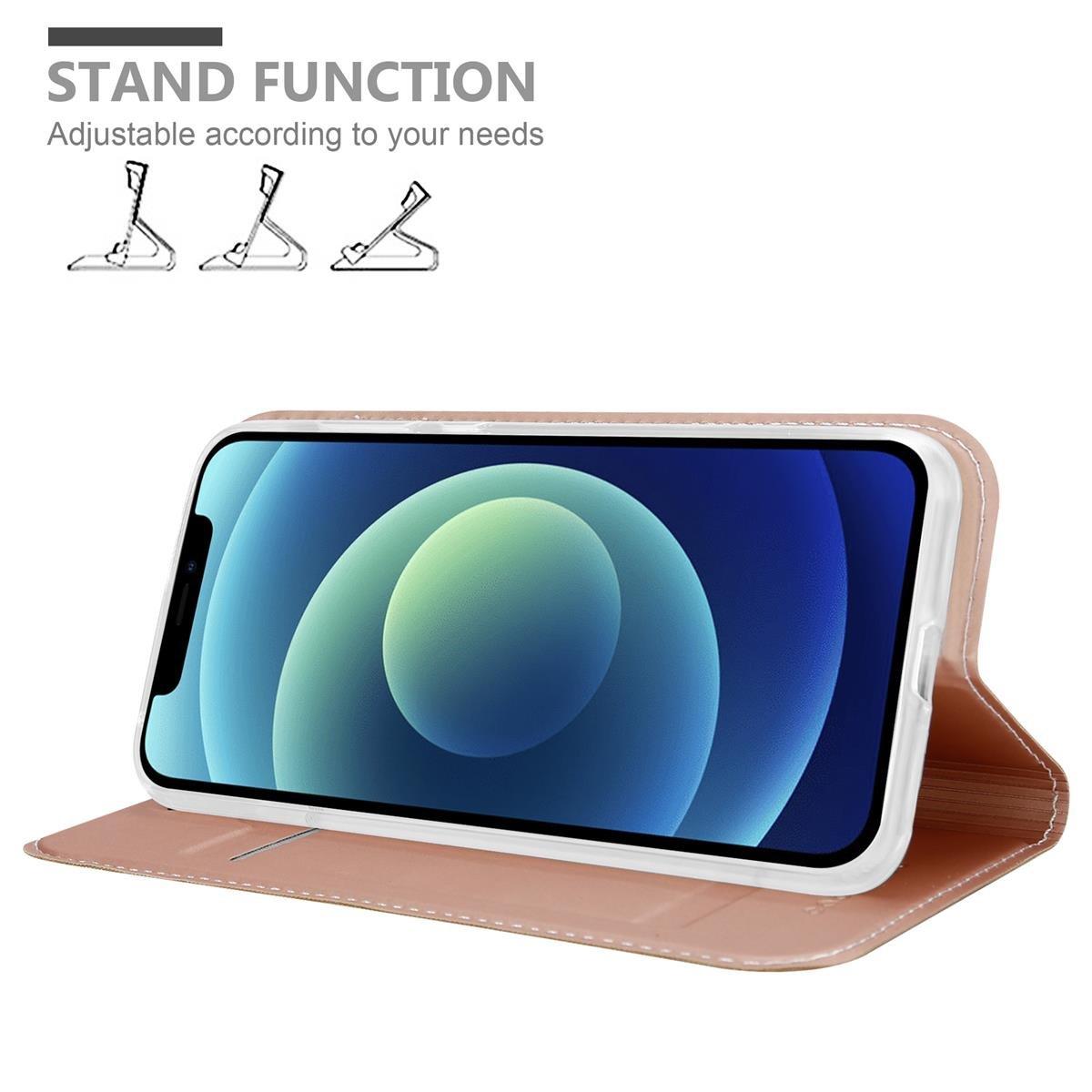 Cadorabo  Hülle für Apple iPhone 12 MINI Magnetverschluss, Kartenfach 