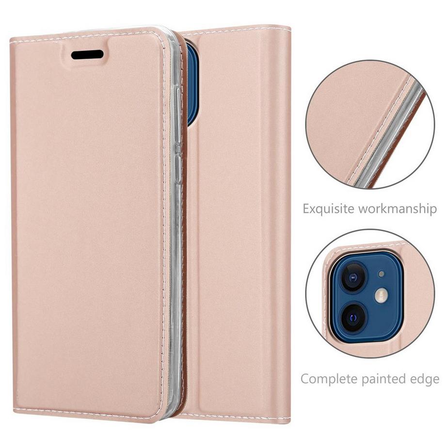 Cadorabo  Hülle für Apple iPhone 12 MINI Magnetverschluss, Kartenfach 