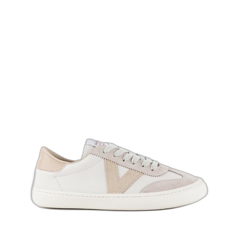 Baskets effet cuir et daim olmo barefoot