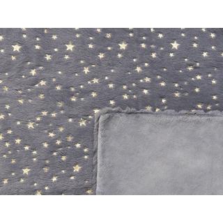 Beliani ALAZEYA Couverture Polaire Moderne en Polyester  