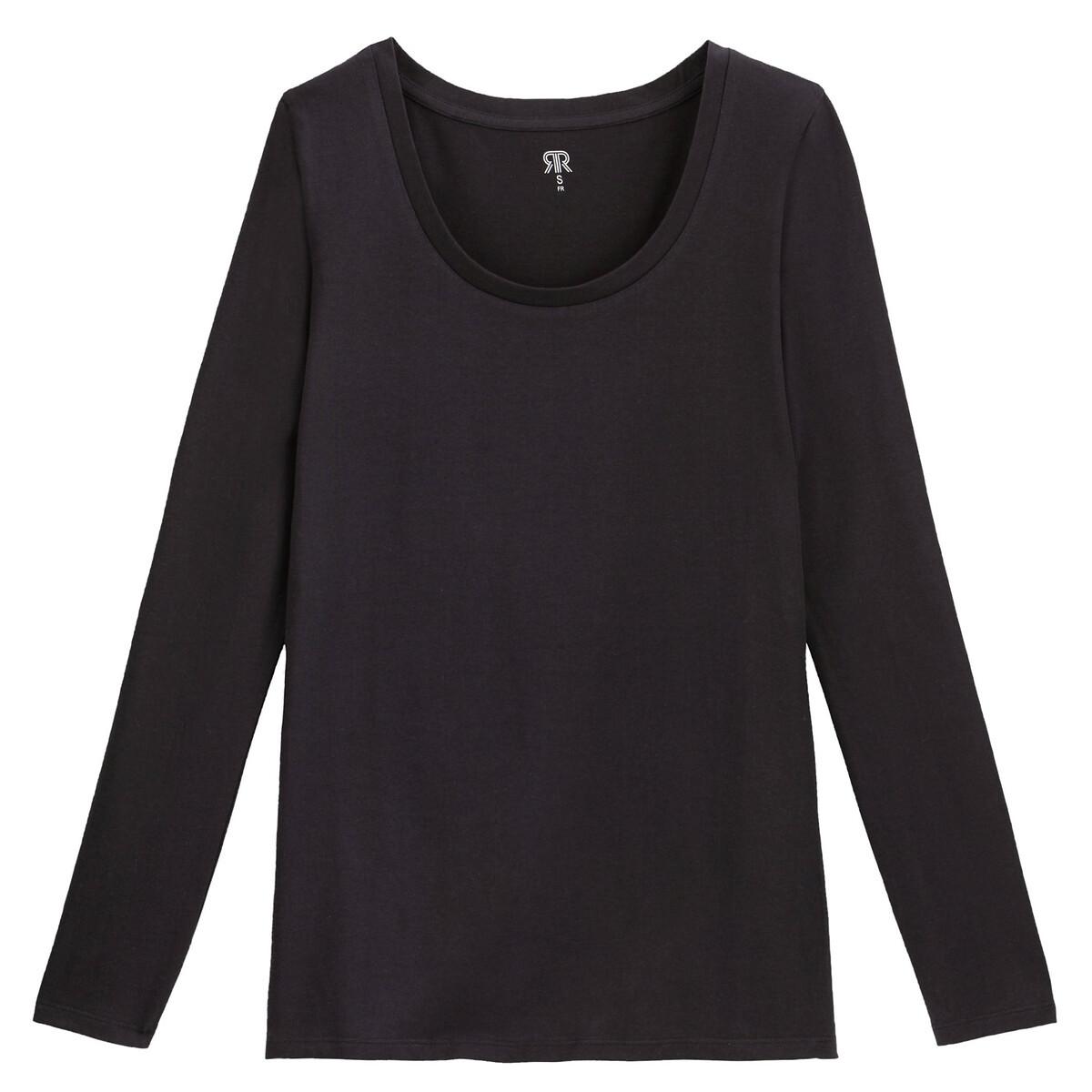 La Redoute Collections  Langarmshirt mit rundem Ausschnitt 