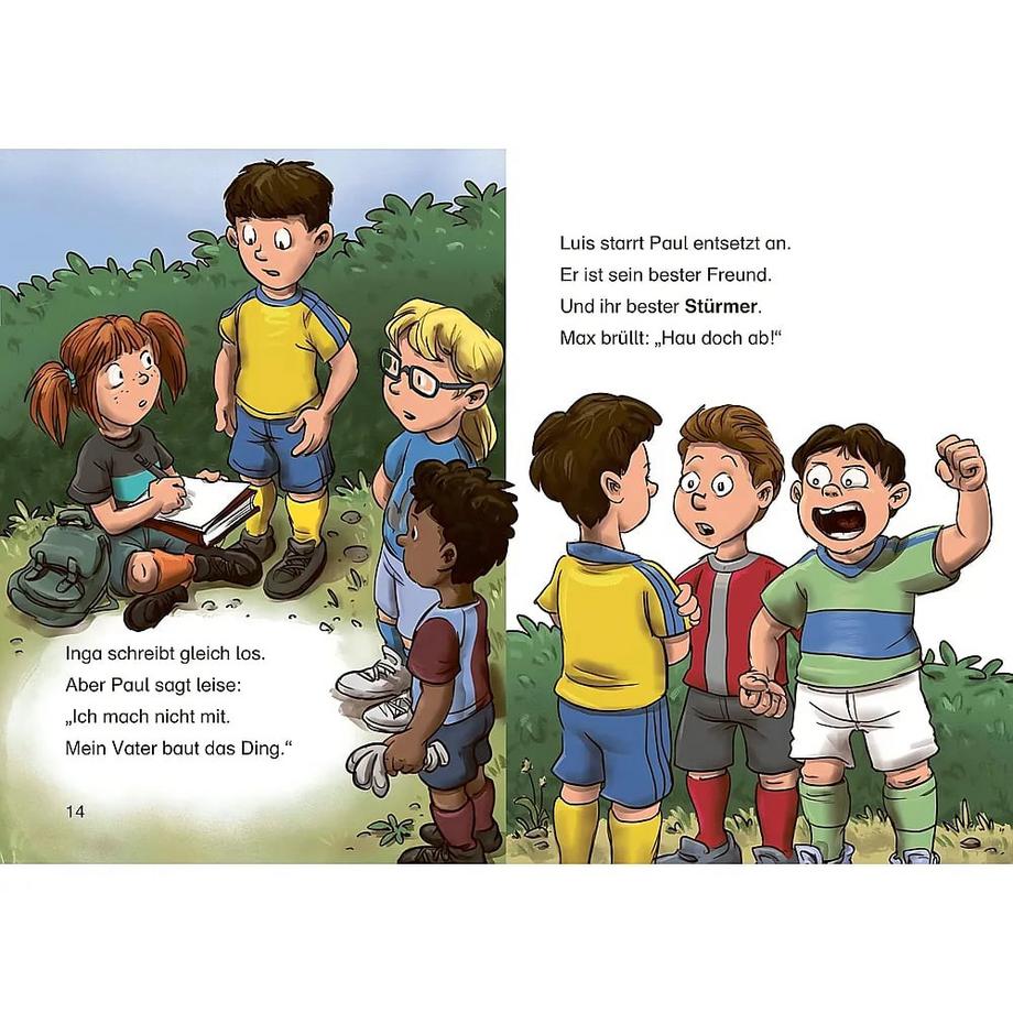 Leselöwen Das Fussballspiel des Jahres: Erstlesebuch für Fussballfans X Gebundene Ausgabe 